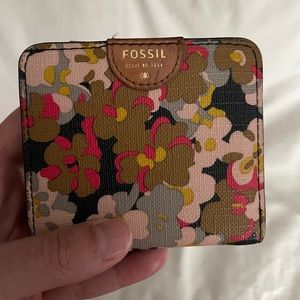 Fossil Floral Wallet - Multicolor